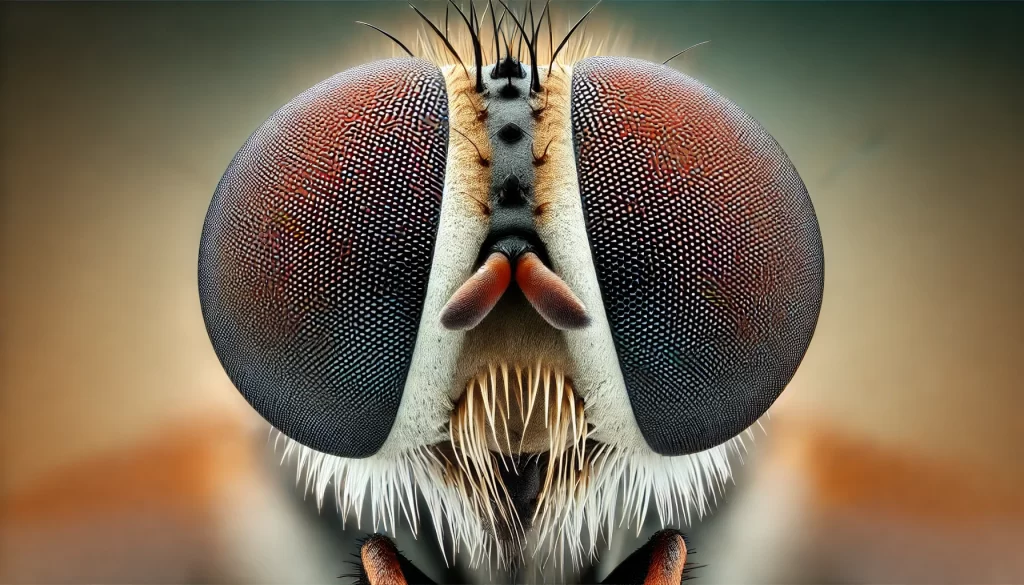 how many eyes does a fly have